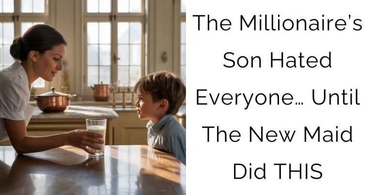 The Millionaire’s Son Hated Everyone… Until The New Maid Did THIS