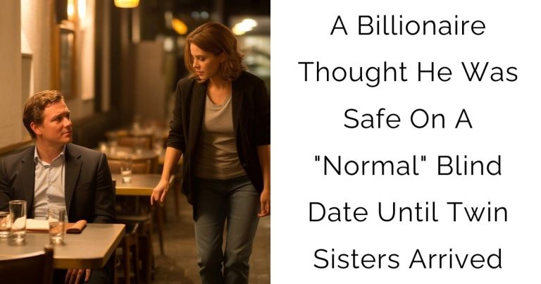 A Billionaire Thought He Was Safe On A “Normal” Blind Date – Until Twin Sisters Arrived