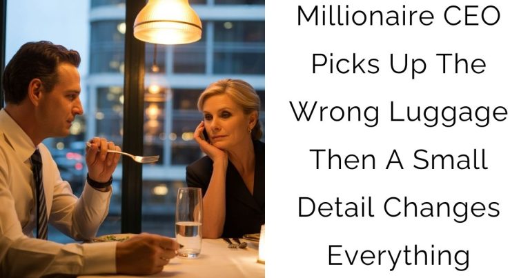 Millionaire CEO Picks Up The Wrong Luggage—Then A Small Detail Changes Everything