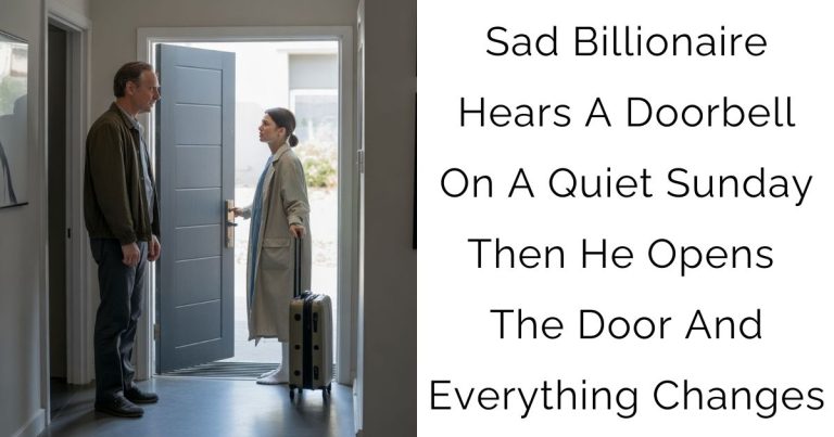 Sad Billionaire Hears A Doorbell On A Quiet Sunday—Then He Opens The Door And Everything Changes