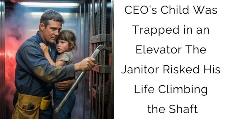 CEO’s Child Was Trapped in an Elevator — The Janitor Risked His Life Climbing the Shaft