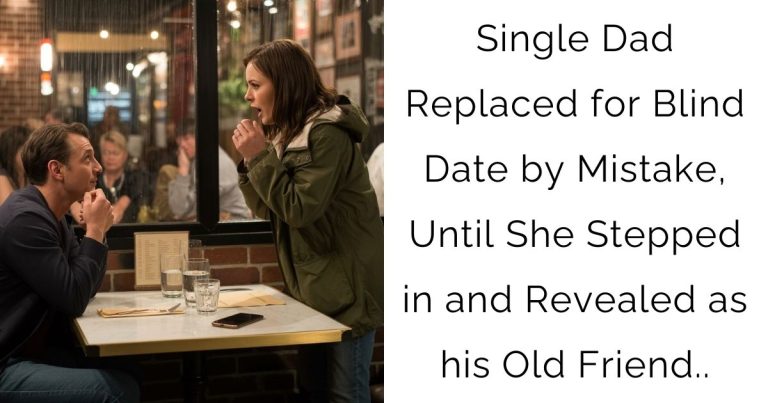 Single Dad Replaced for Blind Date by Mistake, Until She Stepped in and Revealed as his Old Friend..