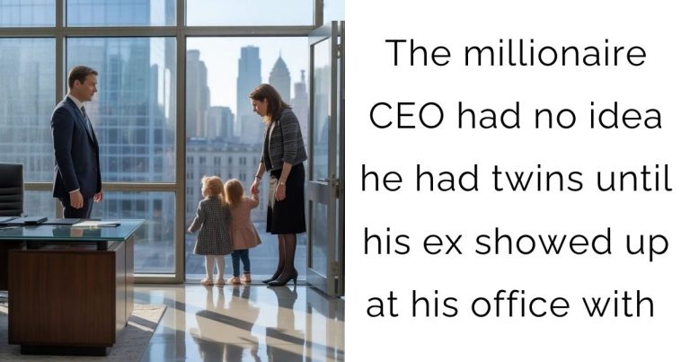 The millionaire CEO had no idea he had twins—until his ex showed up at his office with them…