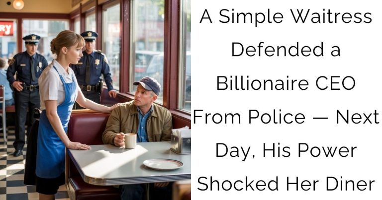 A Simple Waitress Defended a Billionaire CEO From Police — Next Day, His Power Shocked Her Diner