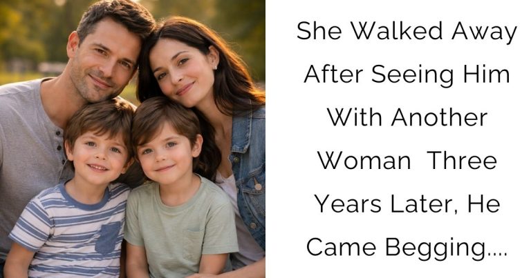 She Walked Away After Seeing Him With Another Woman — Three Years Later, He Came Begging….