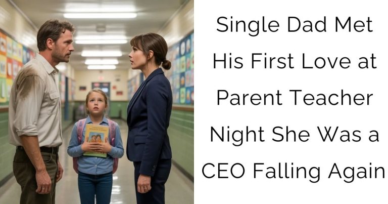 Single Dad Met His First Love at Parent-Teacher Night She Was a CEO Falling Again