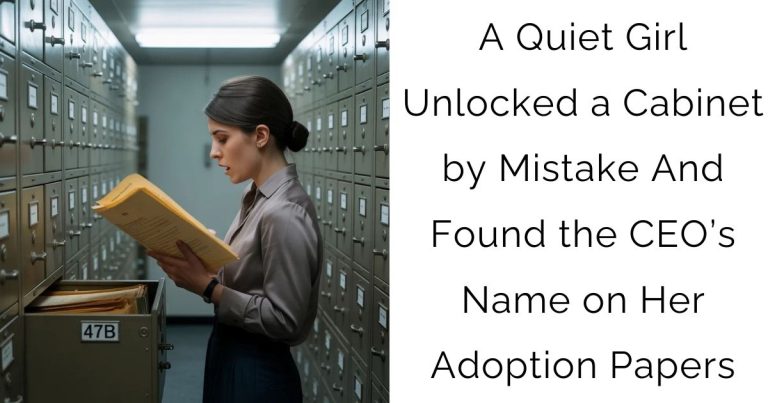 A Quiet Girl Unlocked a Cabinet by Mistake—And Found the CEO’s Name on Her Adoption Papers