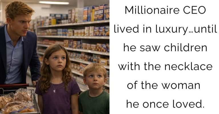 Millionaire CEO lived in luxury… until he saw children with the necklace of the woman he once loved.
