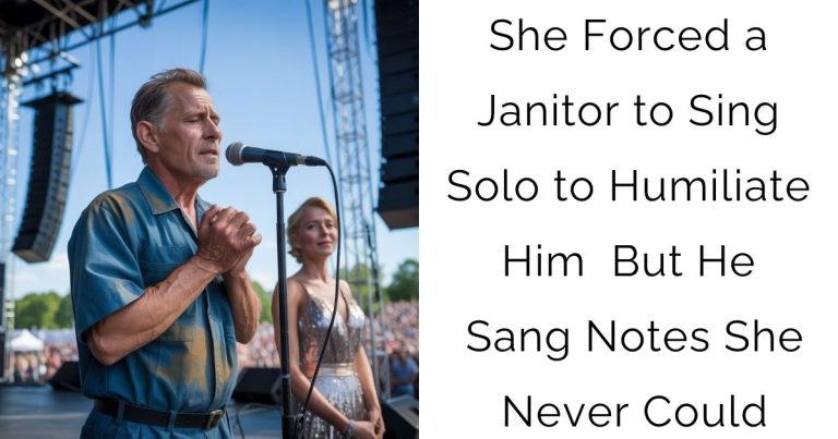 She Forced a Janitor to Sing Solo to Humiliate Him — But He Sang Notes She Never Could