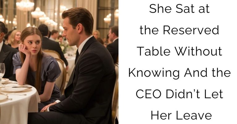 She Sat at the Reserved Table Without Knowing—And the CEO Didn’t Let Her Leave