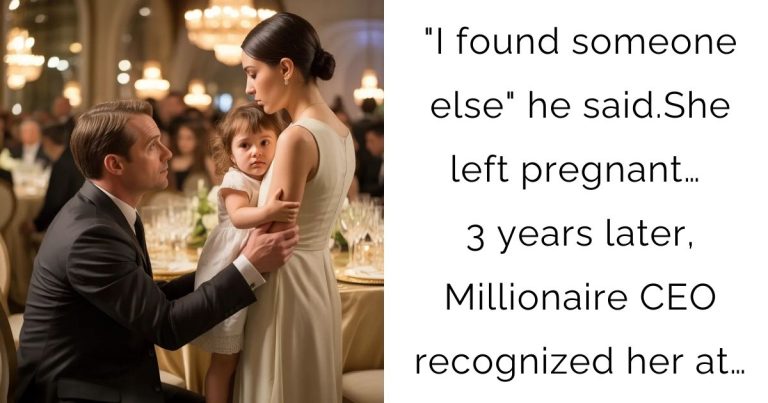 “I found someone else” he said. She left pregnant… 3 years later, Millionaire CEO recognized her at…
