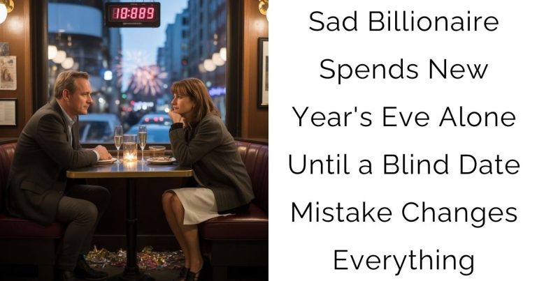 Sad Billionaire Spends New Year’s Eve Alone—Until a Blind Date Mistake Changes Everything
