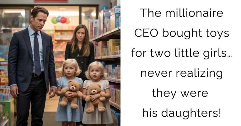 The millionaire CEO bought toys for two little girls… never realizing they were his daughters!