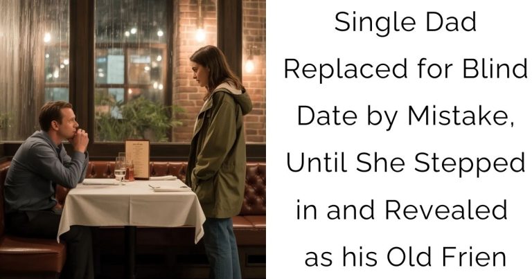 Single Dad Replaced for Blind Date by Mistake, Until She Stepped in and Revealed as his Old Frien
