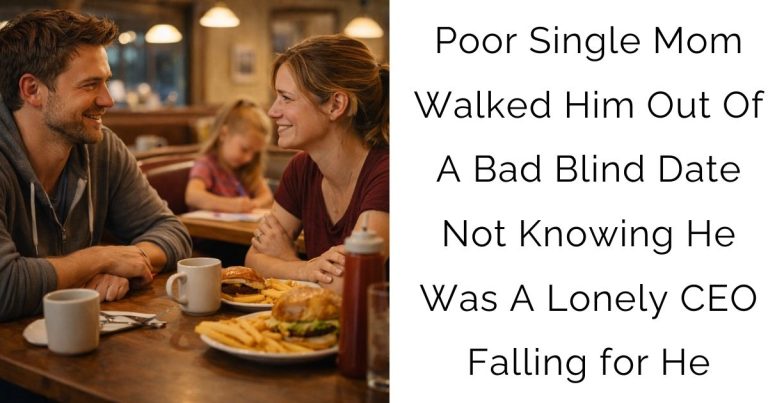 Poor Single Mom Walked Him Out Of A Bad Blind Date—Not Knowing He Was A Lonely CEO Falling for He
