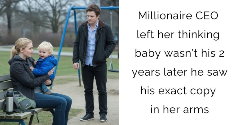Millionaire CEO left her thinking baby wasn’t his 2 years later he saw his exact copy in her arms