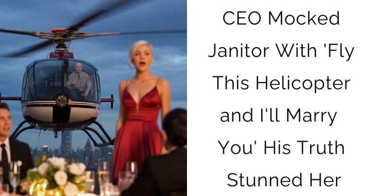 CEO Mocked Janitor With ‘Fly This Helicopter and I’ll Marry You’ — His Truth Stunned Her