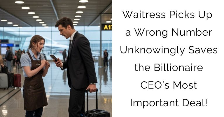 Waitress Picks Up a Wrong Number — Unknowingly Saves the Billionaire CEO’s Most Important Deal!