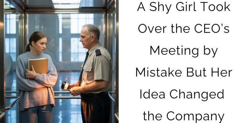 A Shy Girl Took Over the CEO’s Meeting by Mistake—But Her Idea Changed the Company