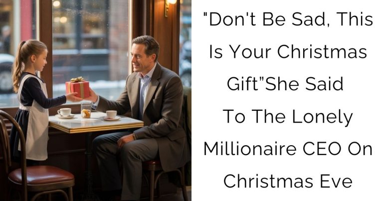 “Don’t Be Sad, This Is Your Christmas Gift”—She Said To The Lonely Millionaire CEO On Christmas Eve