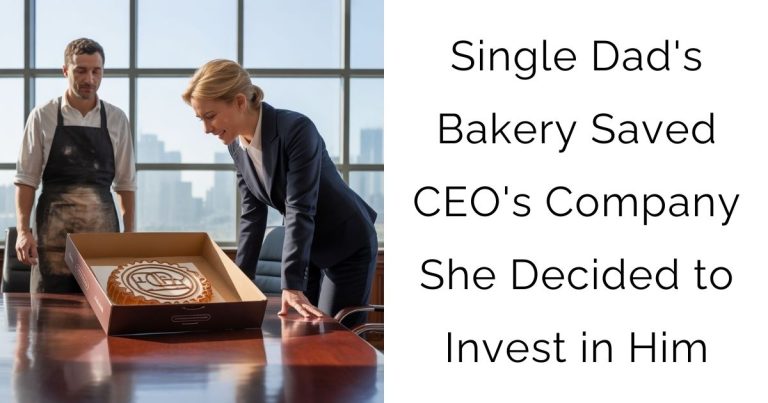 Single Dad’s Bakery Saved CEO’s Company—She Decided to Invest in Him