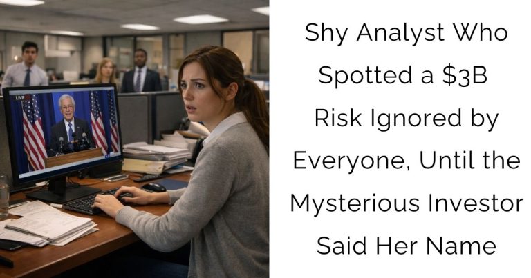 Shy Analyst Who Spotted a $3B Risk—Ignored by Everyone, Until the Mysterious Investor Said Her Name