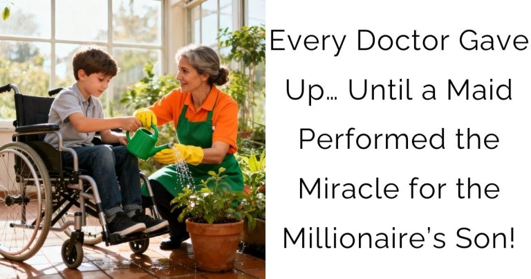 Every Doctor Gave Up… Until a Maid Performed the Miracle for the Millionaire’s Son!