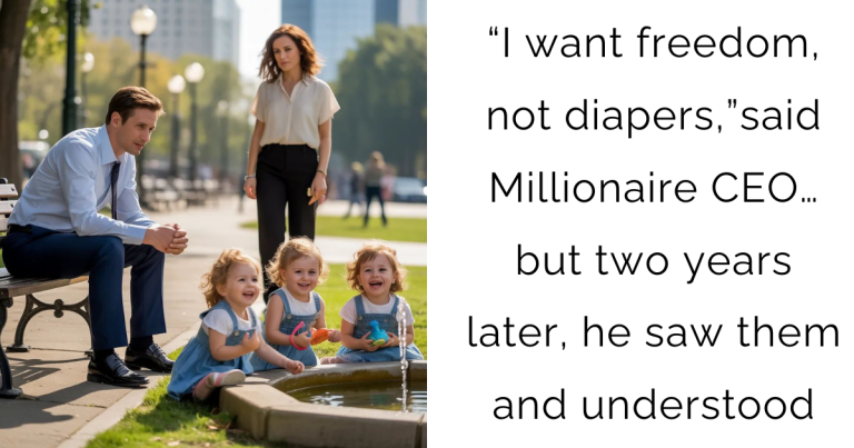 “I want freedom, not diapers,” said Millionaire CEO… but two years later, he saw them—and understood