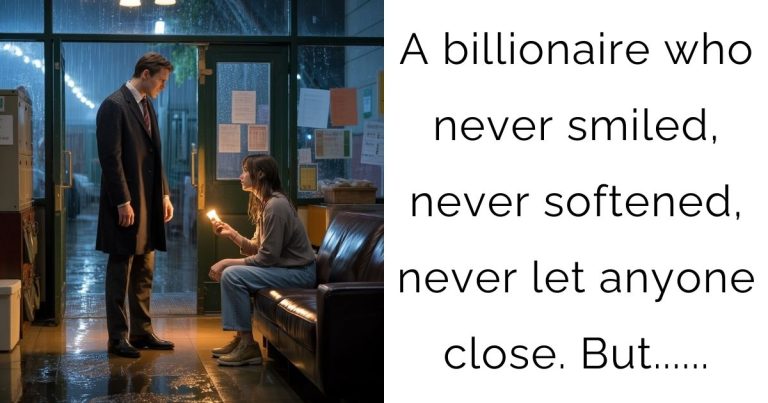 A billionaire who never smiled, never softened, never let anyone close. But……