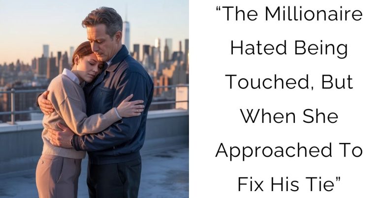 The Millionaire Hated Being Touched, But When She Approached To Fix His Tie