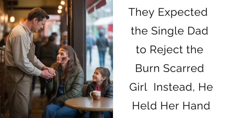 They Expected the Single Dad to Reject the Burn Scarred Girl — Instead, He Held Her Hand