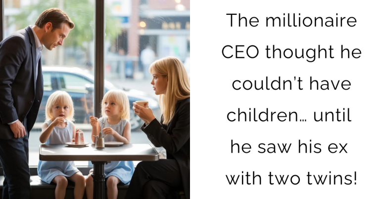 The millionaire CEO thought he couldn’t have children… until he saw his ex with two twins!