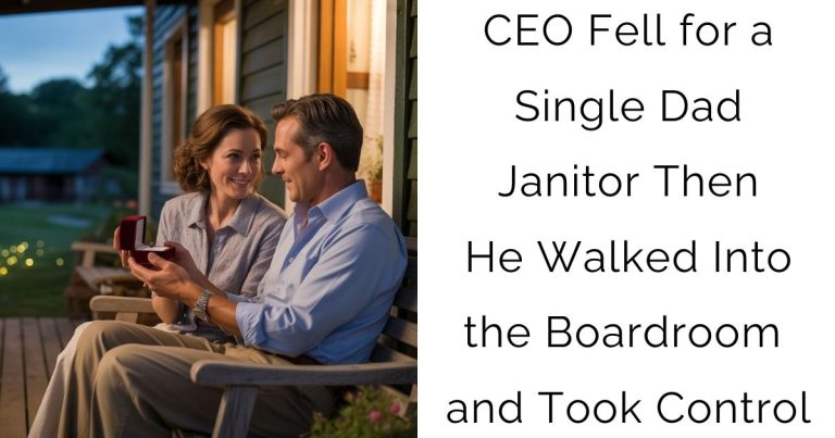 CEO Fell for a Single Dad Janitor — Then He Walked Into the Boardroom and Took Control