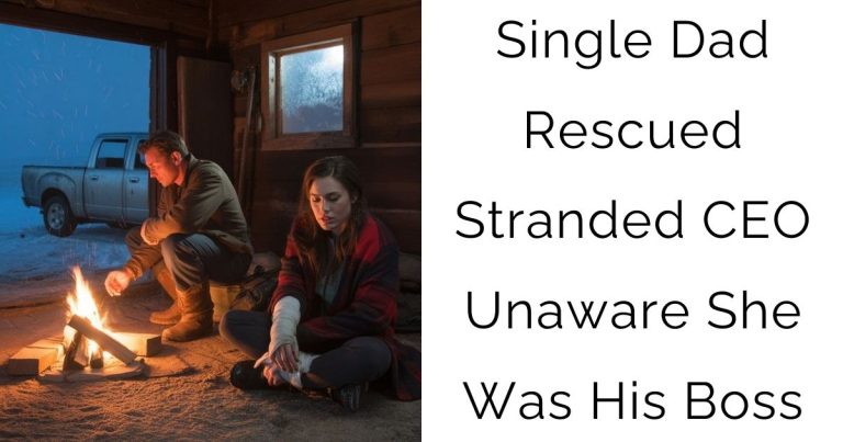 Single Dad Rescued Stranded CEO — Unaware She Was His Boss