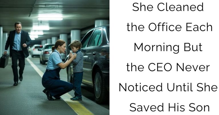 She Cleaned the Office Each Morning—But the CEO Never Noticed Until She Saved His Son
