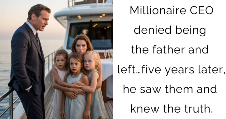 Millionaire CEO denied being the father and left… five years later, he saw them and knew the truth.
