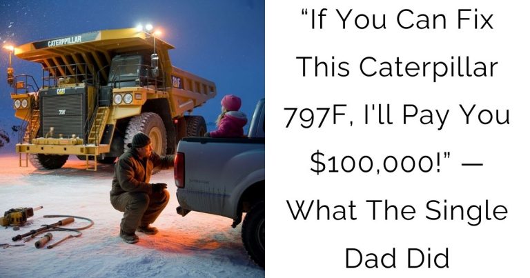“If You Can Fix This Caterpillar 797F, I’ll Pay You $100,000!” — What The Single Dad Did