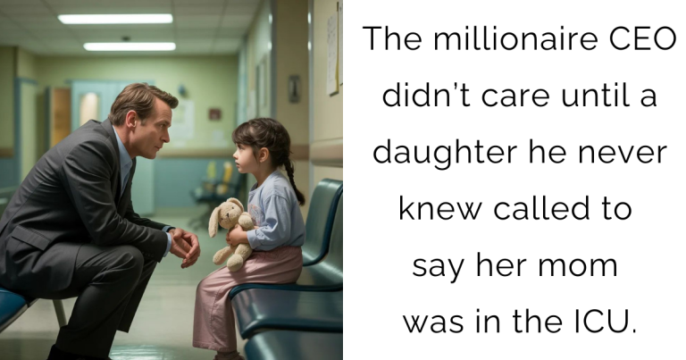 The millionaire CEO didn’t care—until a daughter he never knew called to say her mom was in the ICU.