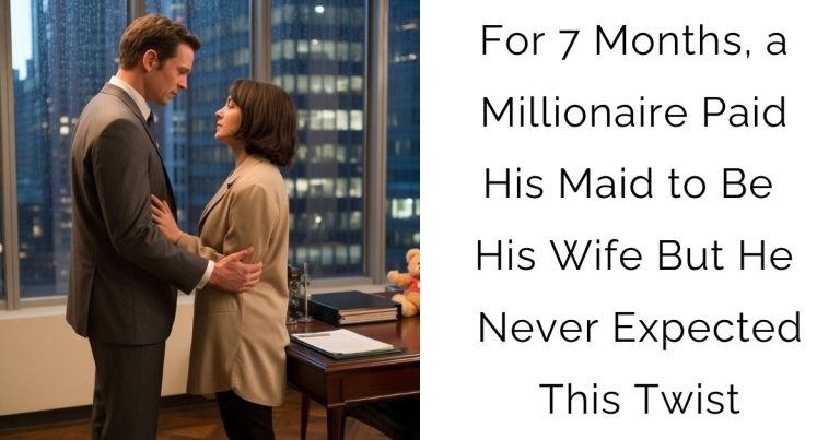 For 7 Months, a Millionaire Paid His Maid to Be His Wife — But He Never Expected This Twist