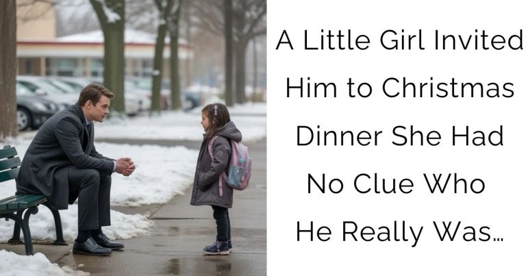 A Little Girl Invited Him to Christmas Dinner—She Had No Clue Who He Really Was…