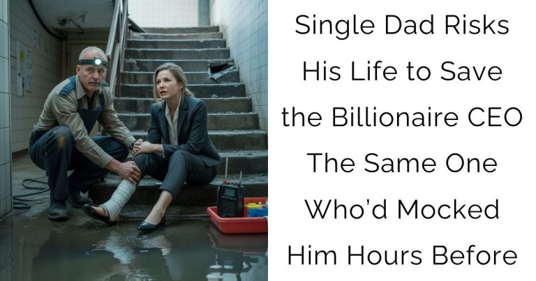Single Dad Risks His Life to Save the Billionaire CEO—The Same One Who’d Mocked Him Hours Before