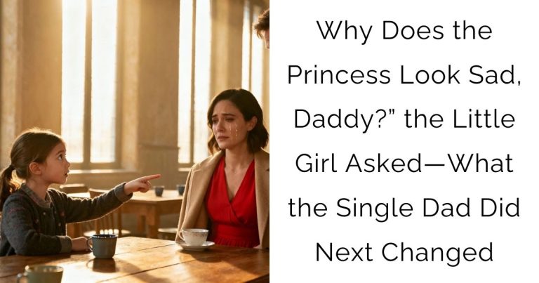 Why Does the Princess Look Sad, Daddy?” the Little Girl Asked—What the Single Dad Did Next Changed