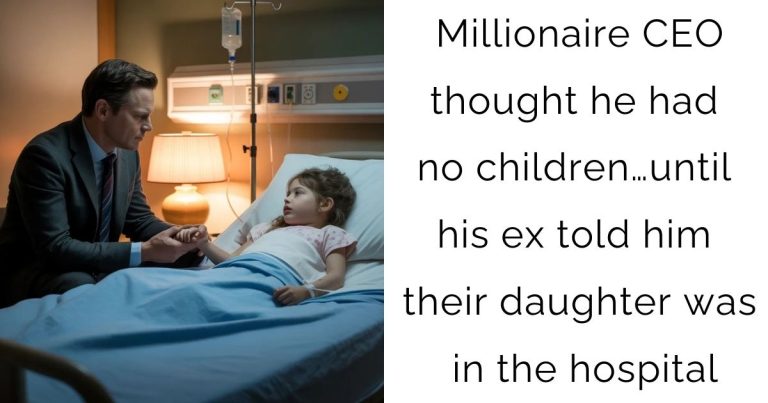Millionaire CEO thought he had no children… until his ex told him their daughter was in the hospital
