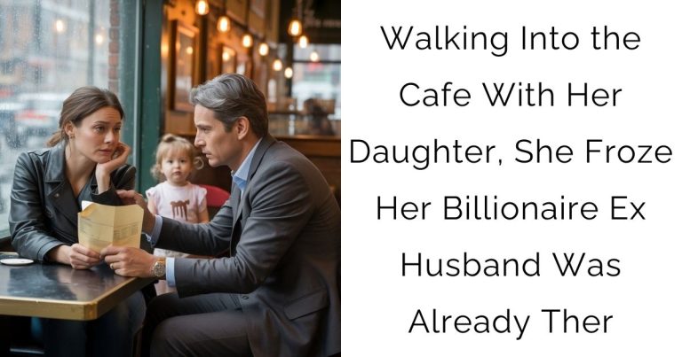 Walking Into the Cafe With Her Daughter, She Froze—Her Billionaire Ex Husband Was Already Ther