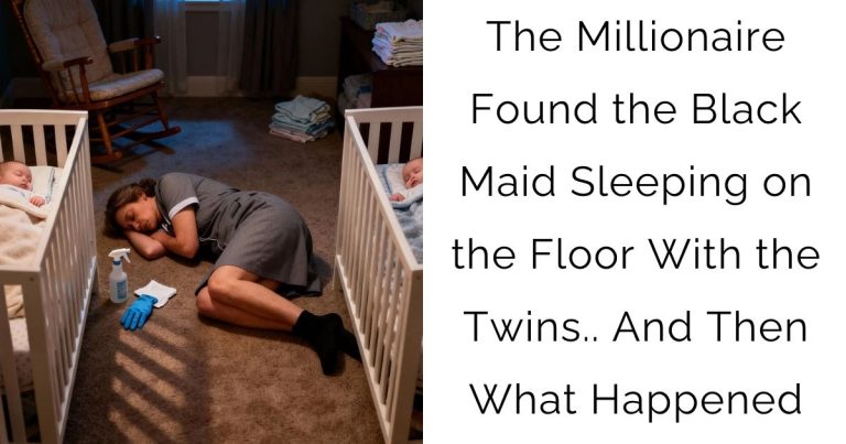 The Millionaire Found the Black Maid Sleeping on the Floor With the Twins.. And Then What Happened