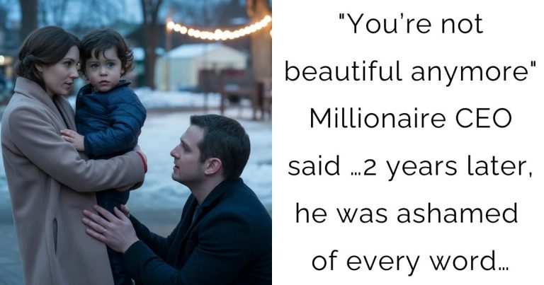 “You’re not beautiful anymore” Millionaire CEO said … 2 years later, he was ashamed of every word…