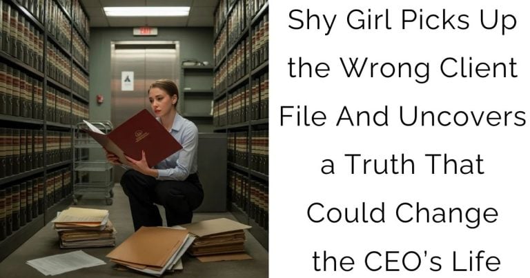 Shy Girl Picks Up the Wrong Client File—And Uncovers a Truth That Could Change the CEO’s Life
