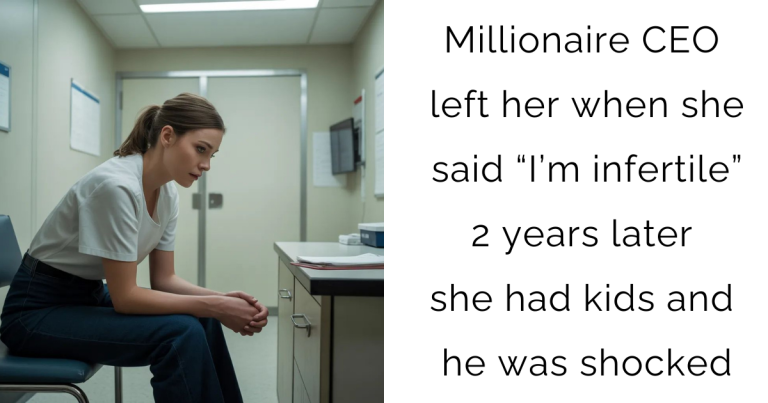 Millionaire CEO left her when she said “I’m infertile” 2 years later she had kids and he was shocked