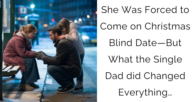 She Was Forced to Come on Christmas Blind Date—But What the Single Dad did Changed Everything…