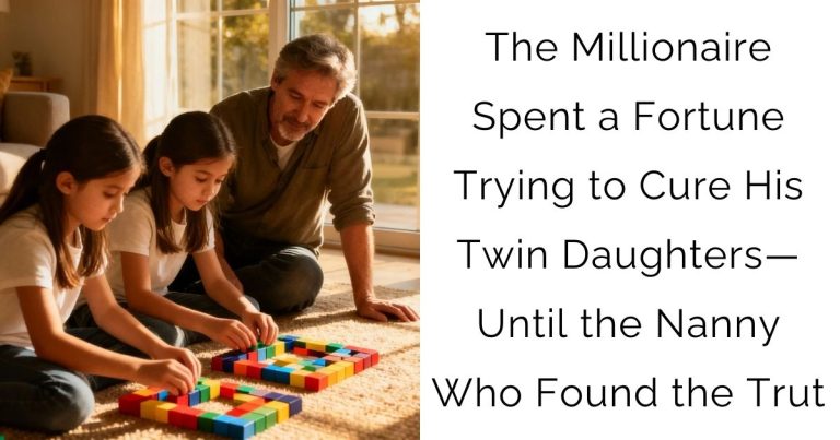 The Millionaire Spent a Fortune Trying to Cure His Twin Daughters—Until the Nanny Who Found the Trut